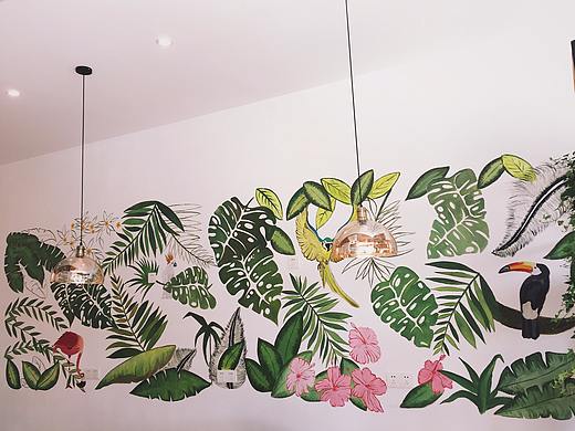 【常州清潭荆川公园旁鲜围炉火锅店壁画】