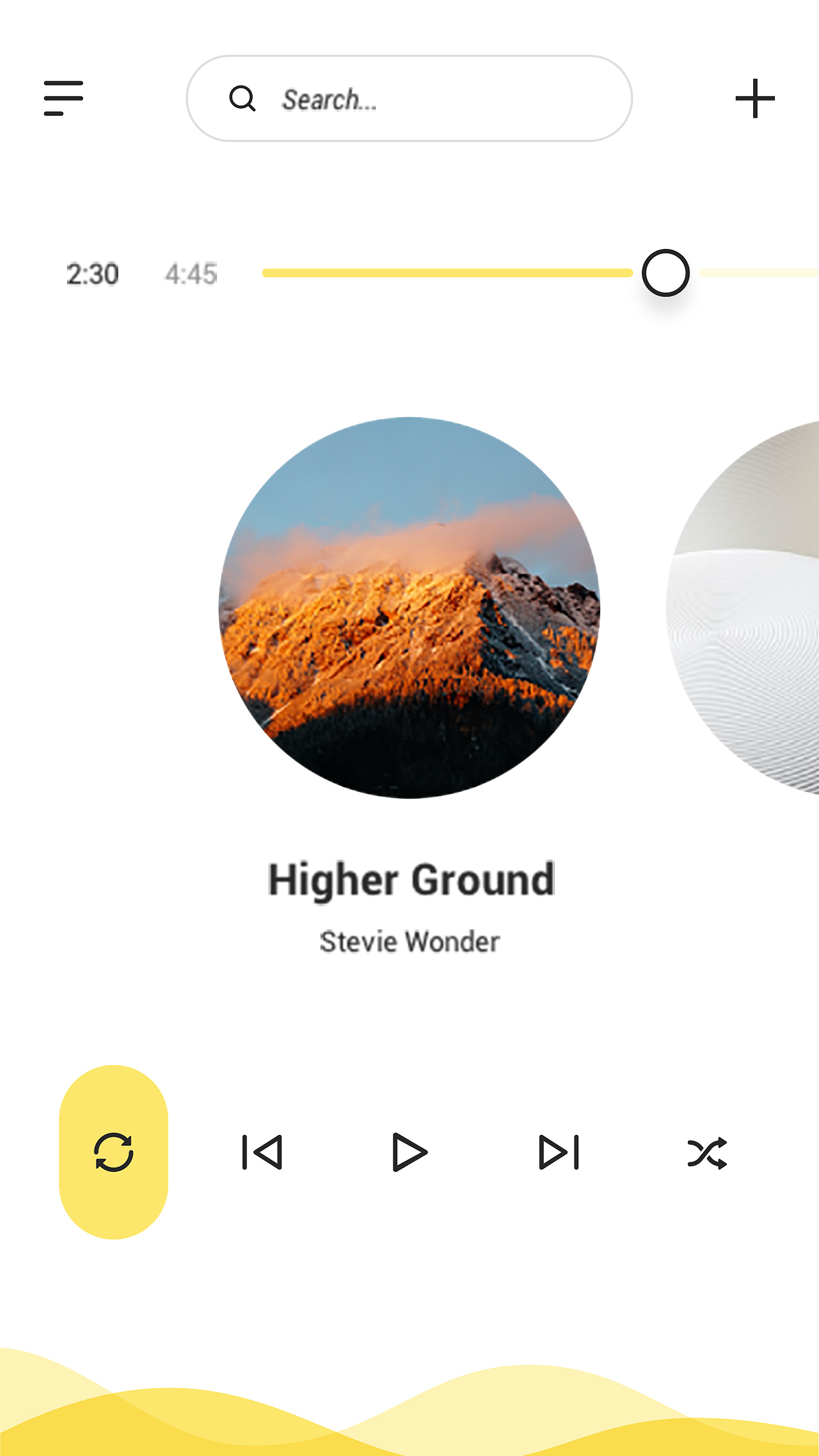 手机界面设计练习