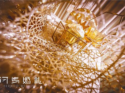 河马婚礼｜西式婚礼（粉色＋金色）