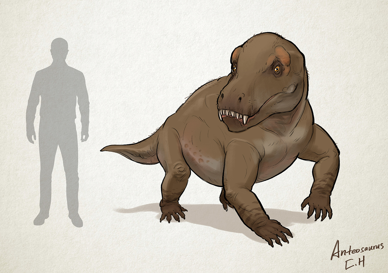 anteosaurus 安蒂欧兽|插画|创作习作|耗子先生 - 原创作品 - 站酷