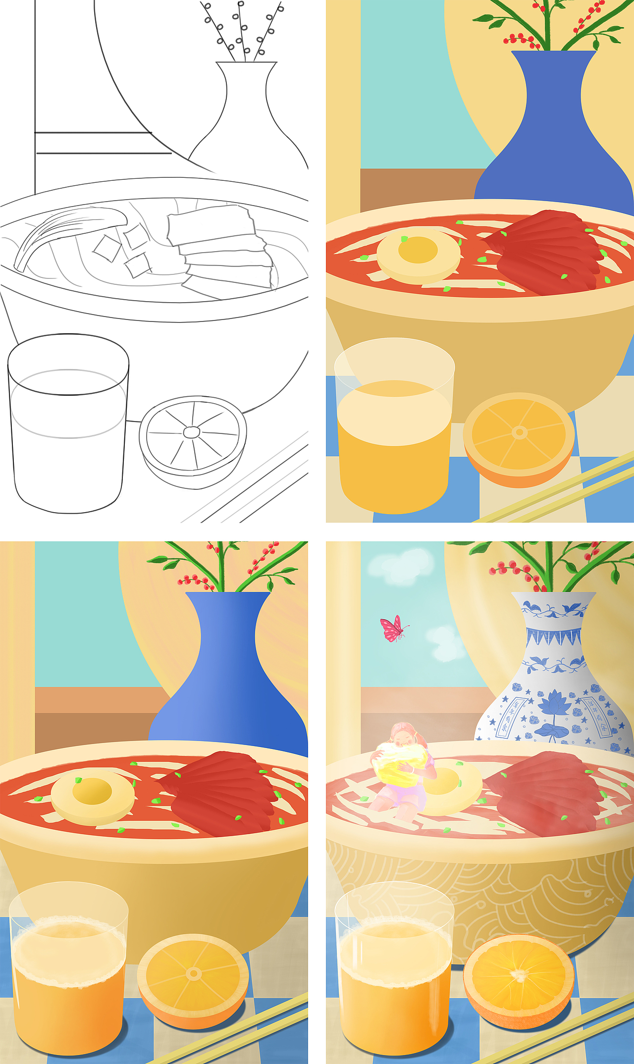 练习插画（图ZMjY1ODY4OTQ4） - 创作习作 - 站酷设计师M缪小姐原创素材 - 站酷ZCOOL