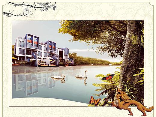 欽江丽景房地产海报