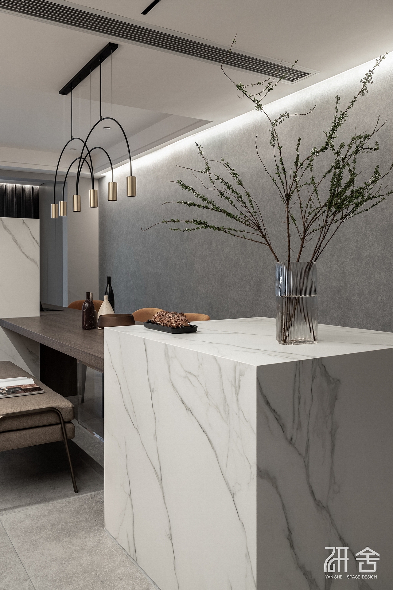 研舍设计 | 现代极简——城市与自然共生（图ZMjc0MjA0Mjgw） - 家装设计 - 站酷设计师研舍设计原创素材 - 站酷ZCOOL