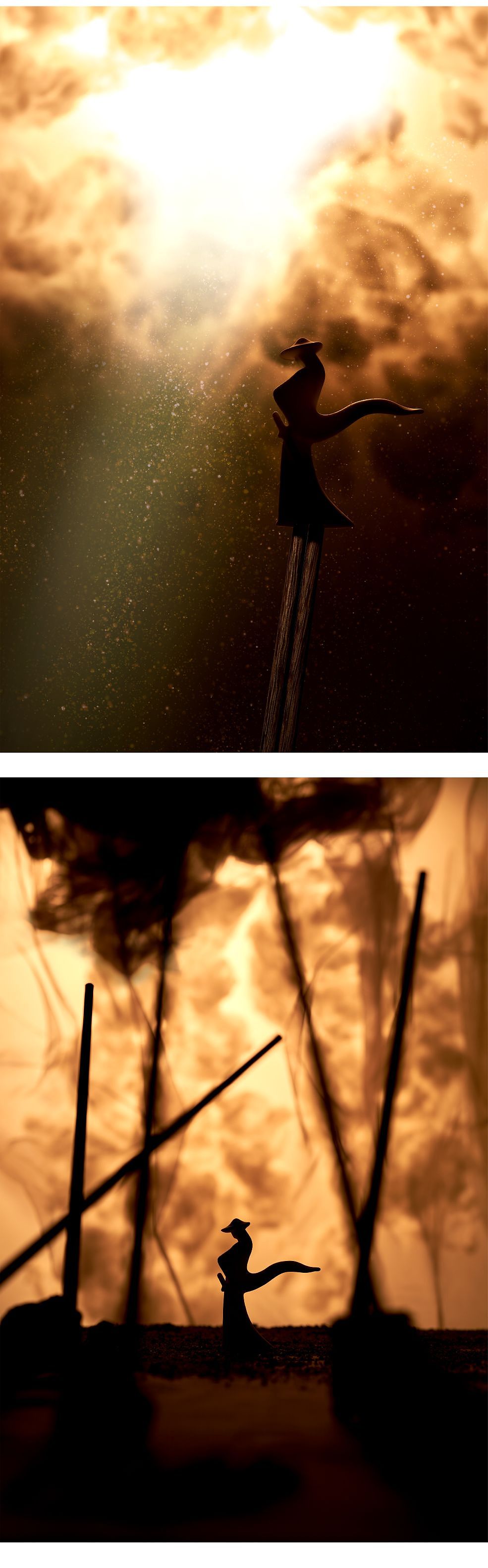 国风创意摄影 | 挑战用筷子拍出潇洒江湖风