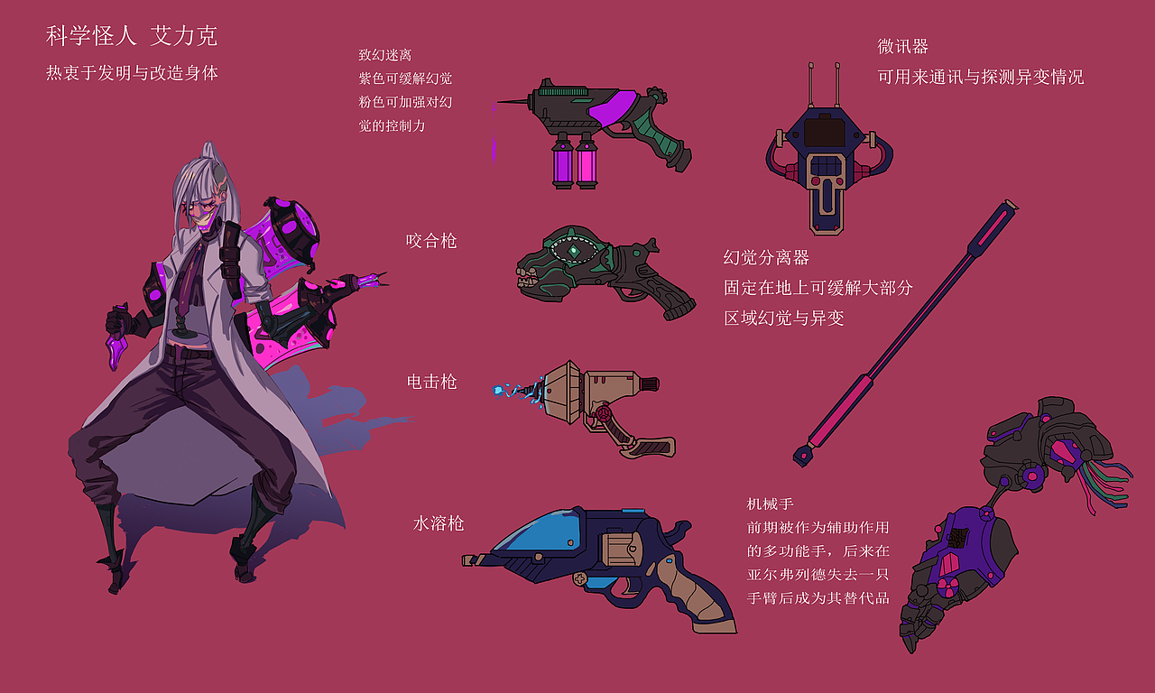 分裂（图ZMTE0OTg5MTQ0） - 概念设定 - 站酷设计师六条大魔王原创素材 - 站酷ZCOOL