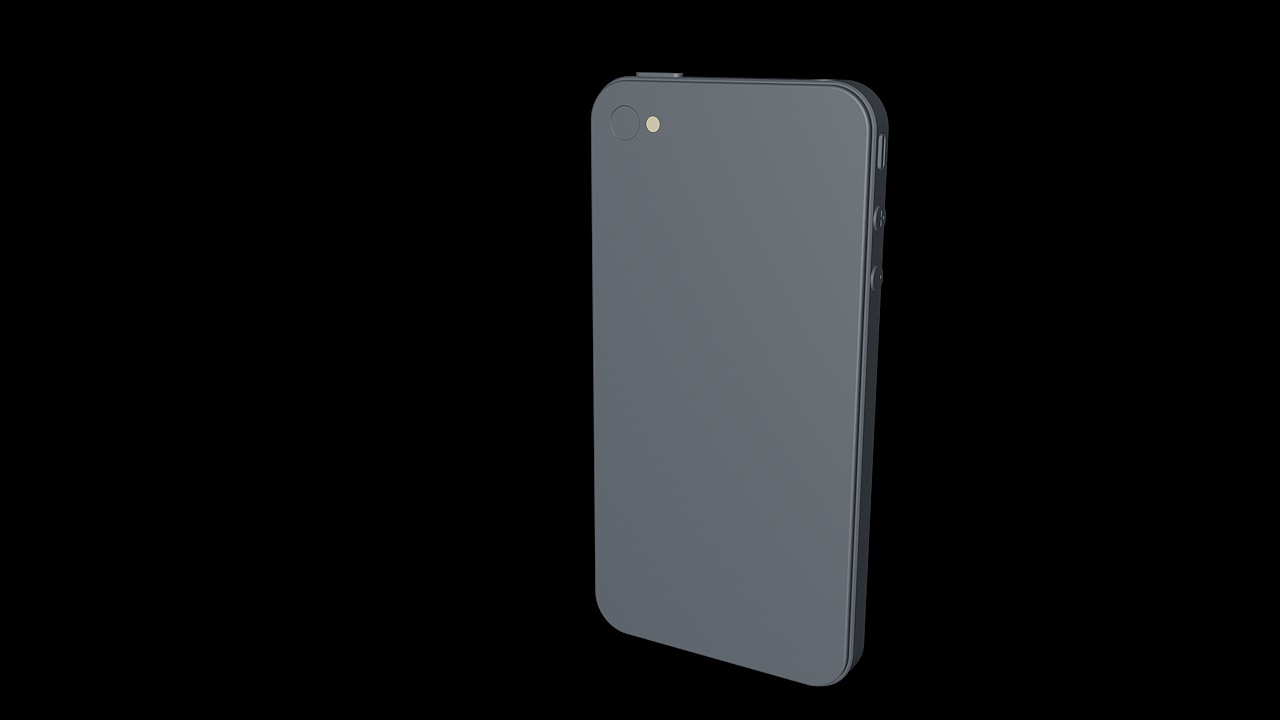 iPhone4手机建模作业