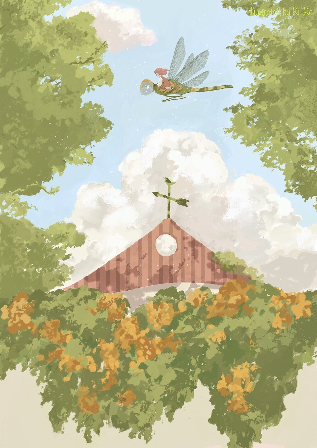 插画习作 | 寒来暑往