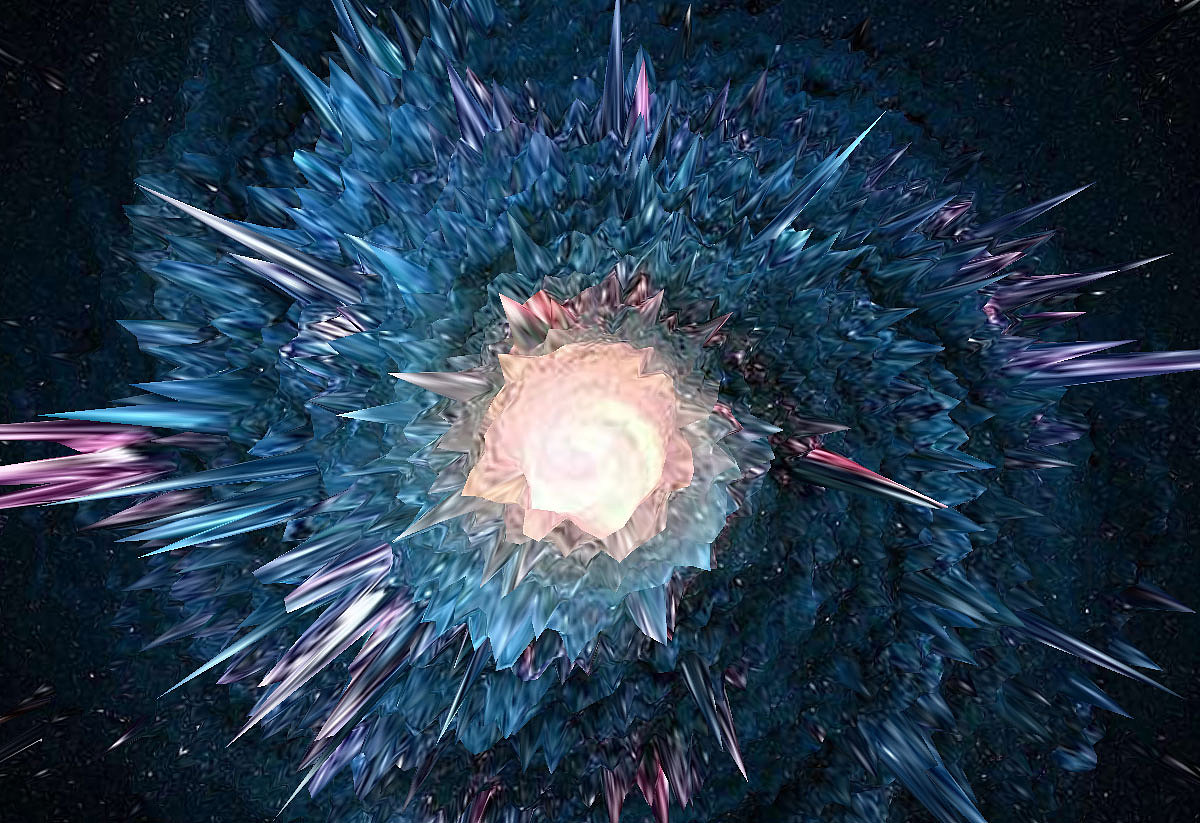 3d粒子爆炸效果图