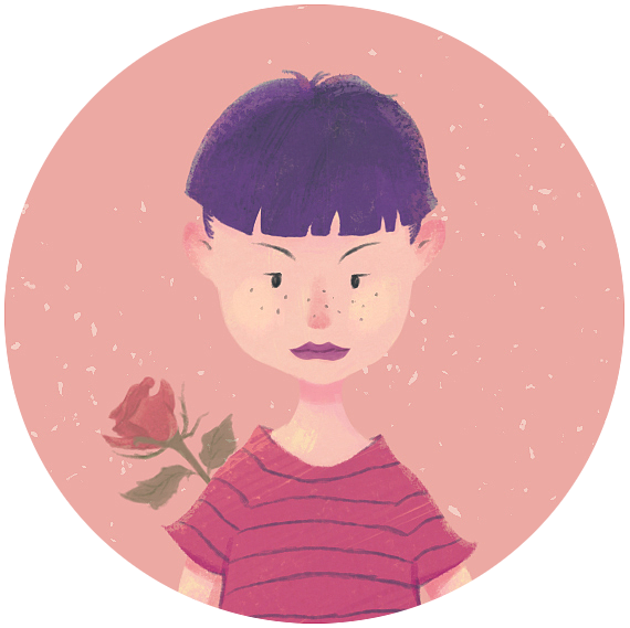 粉色男孩（GIF）（图ZMTY0MTgzNzYw） - 创作习作 - 站酷设计师夜猫圆圆原创素材 - 站酷ZCOOL