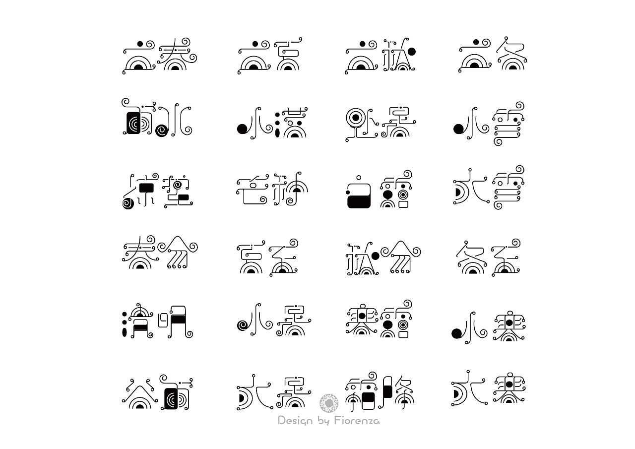 24节气字体设计手绘图片