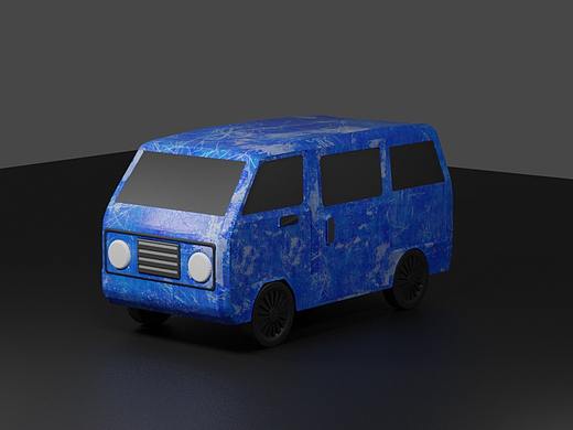 Blender 日常练习 19.4.27 面包车