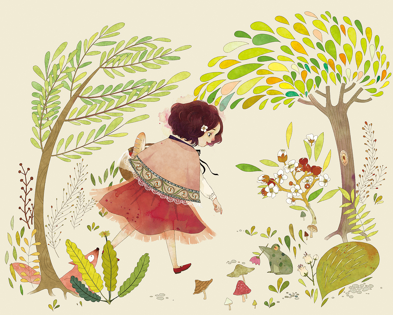 中国电力出版社 《小学生每日一读》封面（图ZNzY5NzQ2MjA=） - 儿童插画 - 站酷设计师月光下的懒猫一溪原创素材 - 站酷ZCOOL