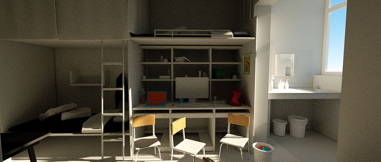 还原宿舍（图ZMjM5MTY5NTk2） - 场景 - 站酷设计师AMENGX原创素材 - 站酷ZCOOL