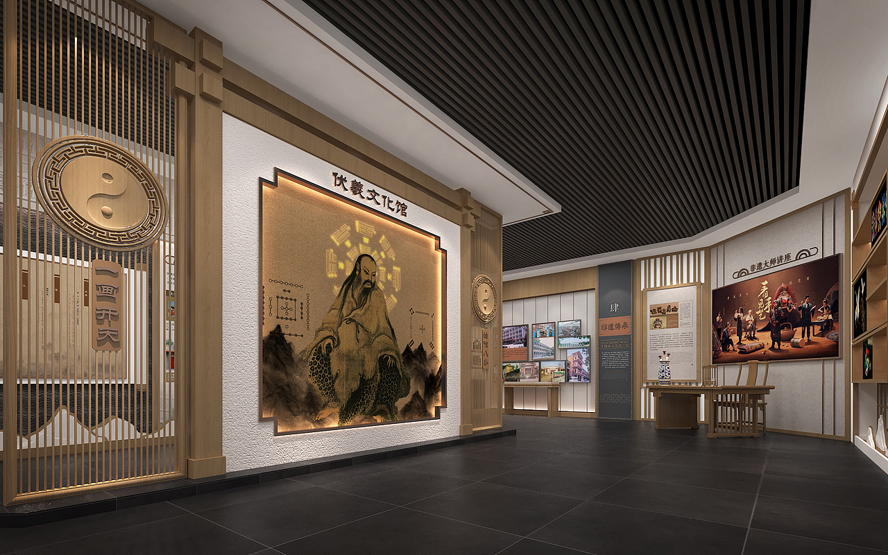 FUXI文化馆（图ZMjg3OTAxNjgw） - 展陈设计 - 站酷设计师BonnieK原创素材 - 站酷ZCOOL