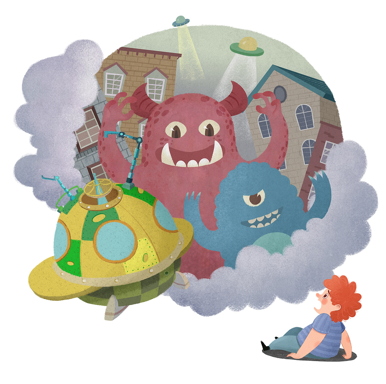 儿童绘本 星球快餐店（图ZMzgyNzQzMDQ=） - 商业插画 - 站酷设计师孙西西原创素材 - 站酷ZCOOL