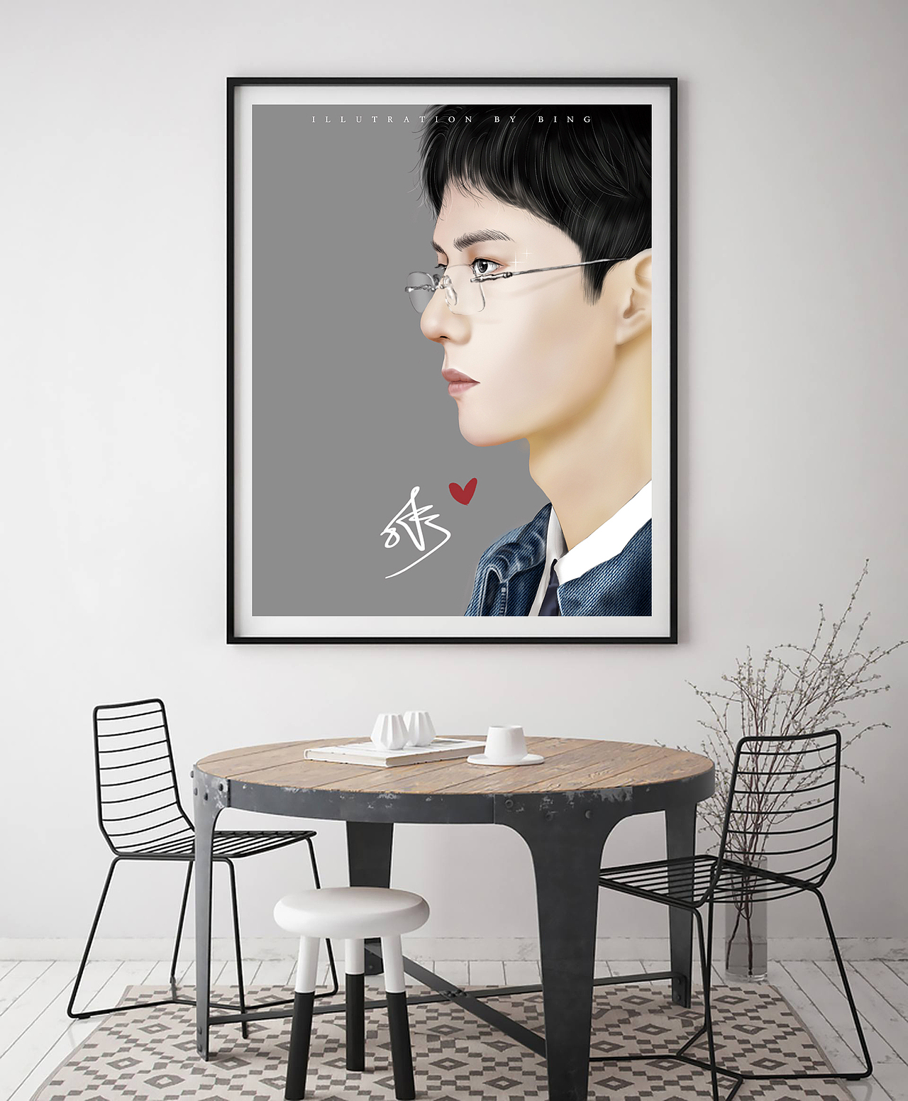 《王一博》漫画脸（图ZMjQzNDcxMDgw） - 创作习作 - 站酷设计师bingerr原创素材 - 站酷ZCOOL