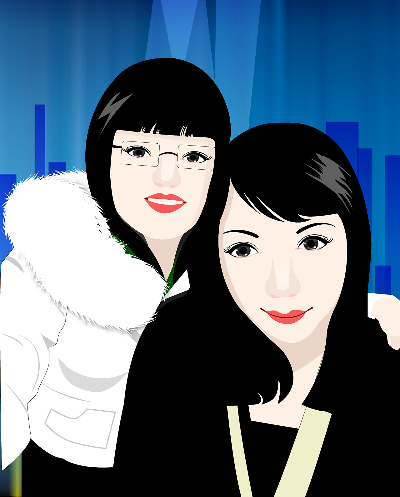 卡通画 照片临摹