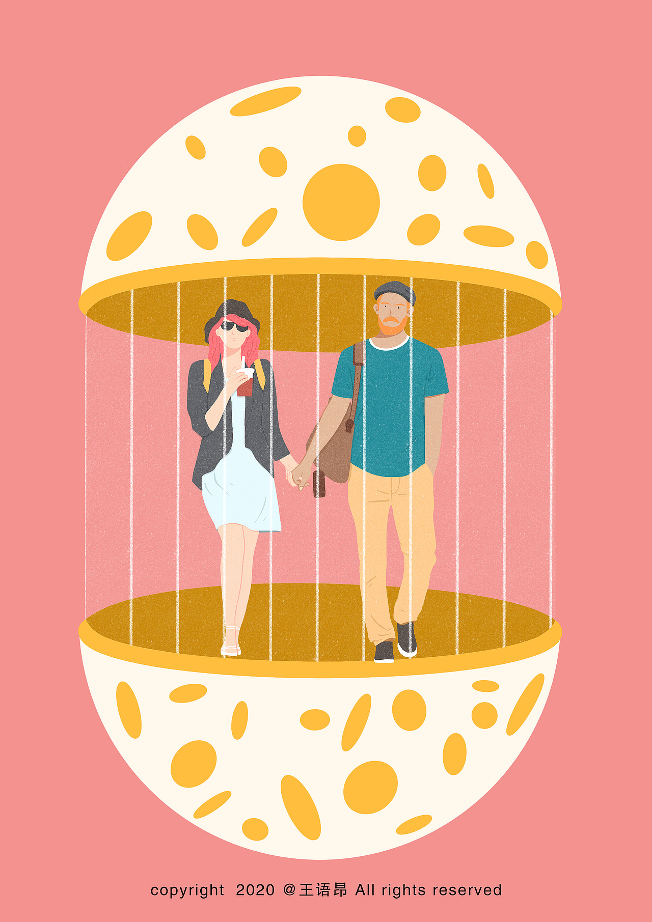 三月人物插画（图ZMjAwMDEwMDg4） - 商业插画 - 站酷设计师设计阿成原创素材 - 站酷ZCOOL