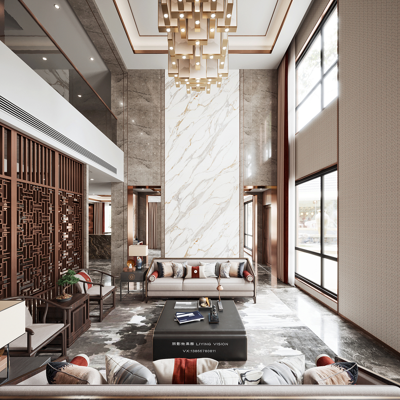 新中式别墅一套