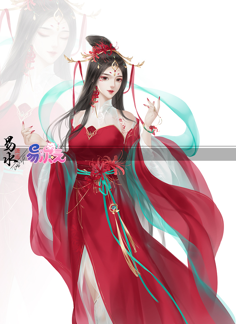 易次元素材库 立绘妹子