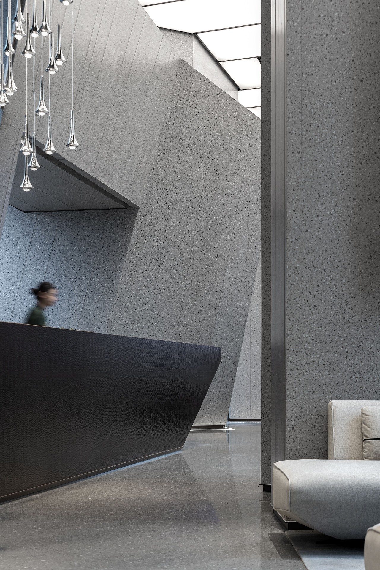 钻石切割般的售楼空间，极简纯粹，张力十足！（图ZMjQwMTI3Njgw） - 商业空间设计 - 站酷设计师道胜设计原创素材 - 站酷ZCOOL