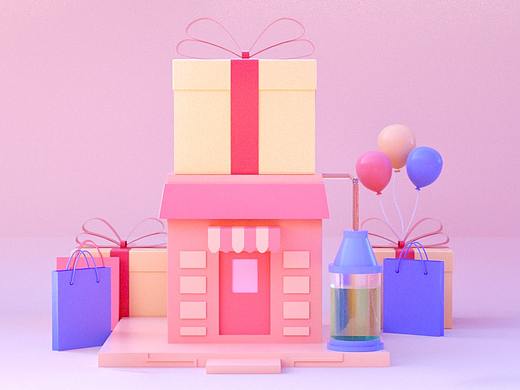 C4D建模渲染练习