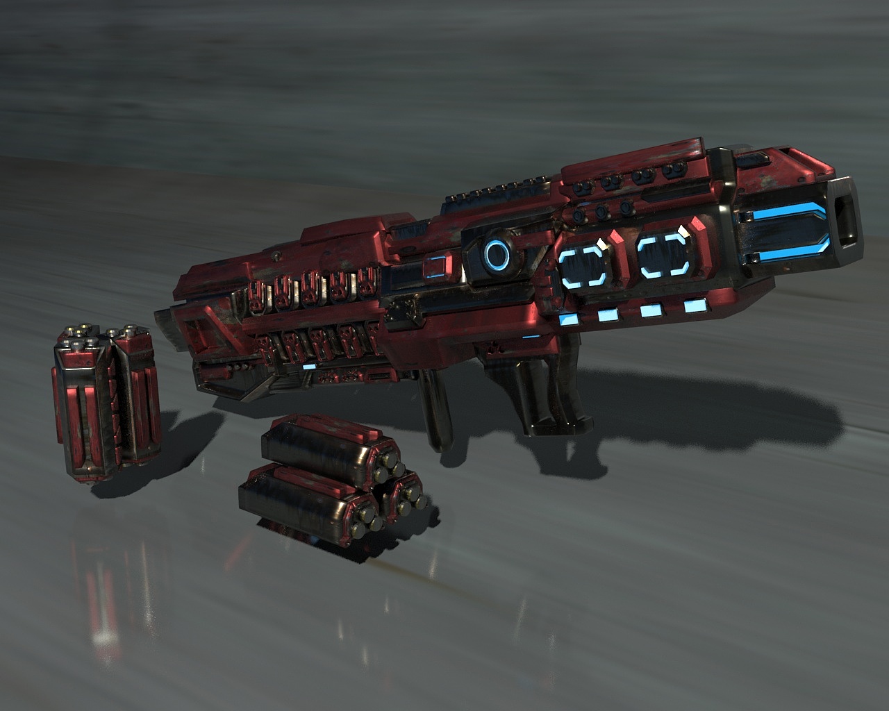 电磁轨道火箭筒,简约化设计