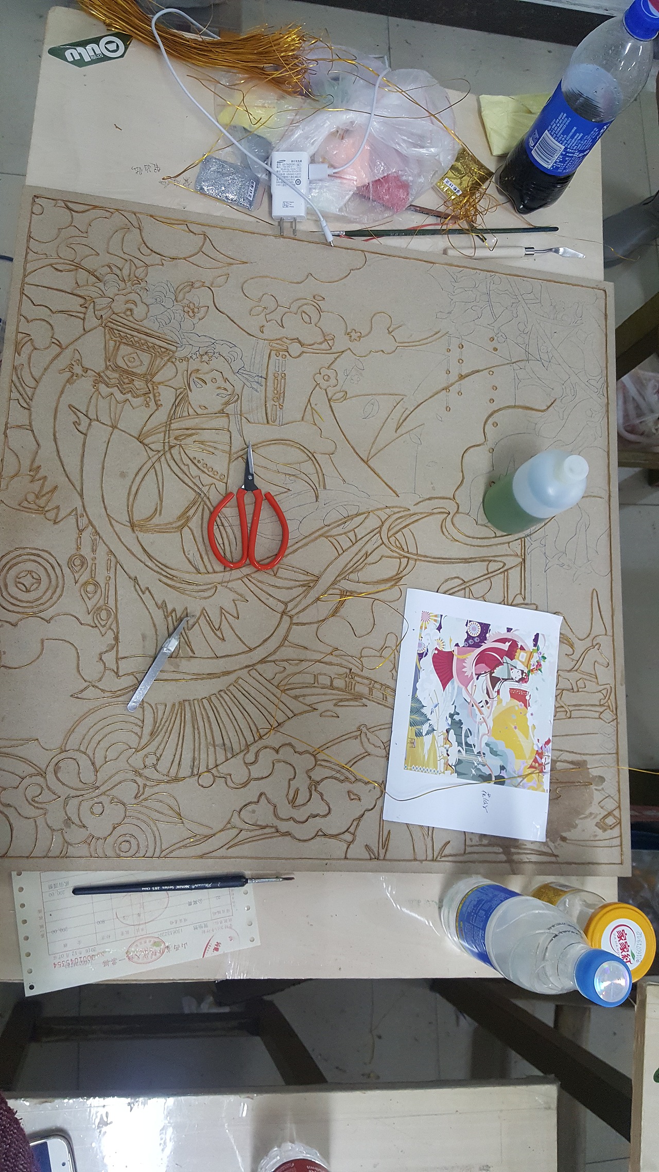 金丝彩沙小仙女（图ZNjczODY5NzI=） - 工艺品设计 - 站酷设计师梦中人呀原创素材 - 站酷ZCOOL