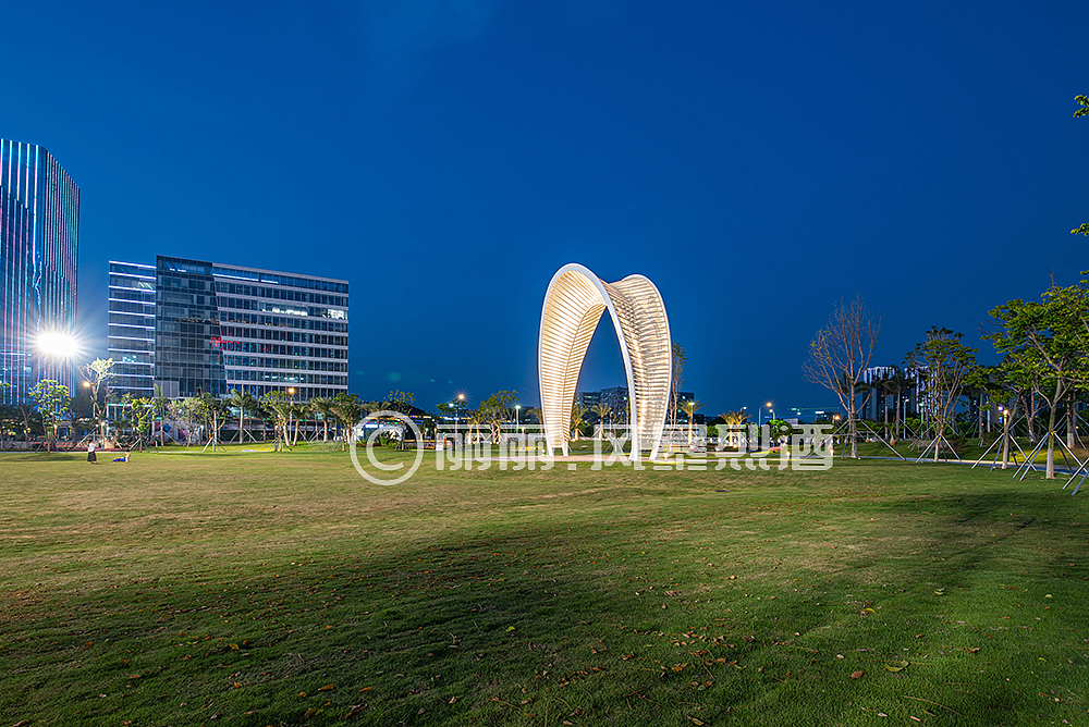 广州南沙自贸区建筑风光摄影