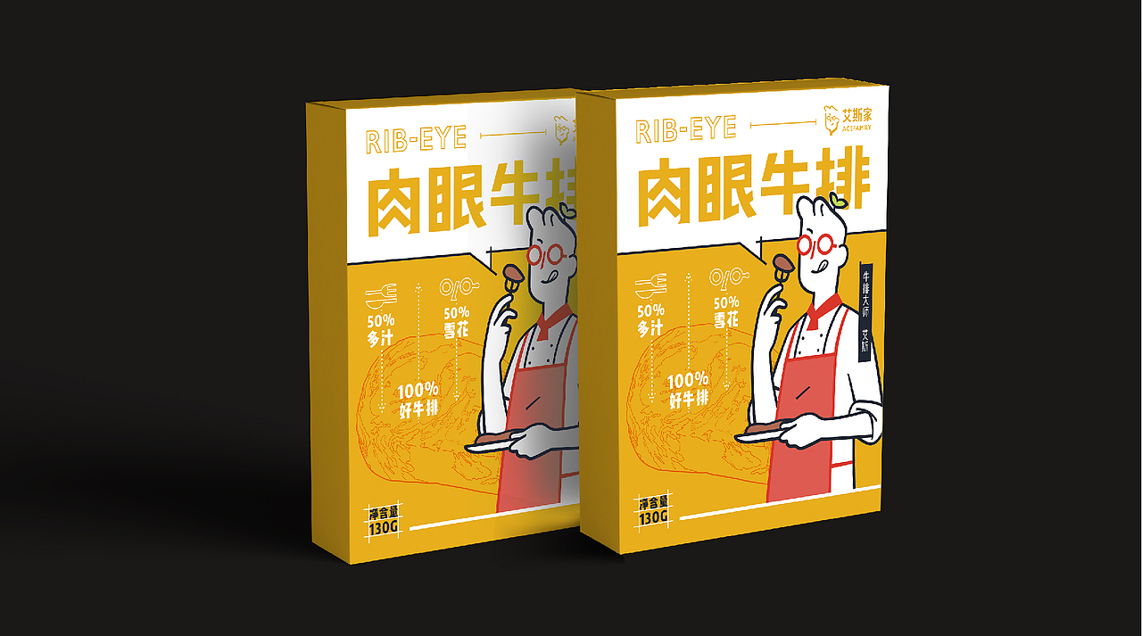 艾斯家牛排 品牌 | IP | 包装设计案例分享(图ZMjI4NjYwMjI0) - 品牌 - 站酷设计师焙客设计原创素材 - 站酷ZCOOL