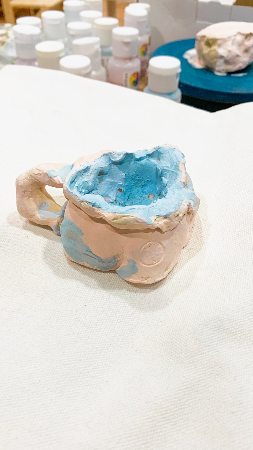 艺术课堂|陶泥·立体造型器皿之泥浆的运用