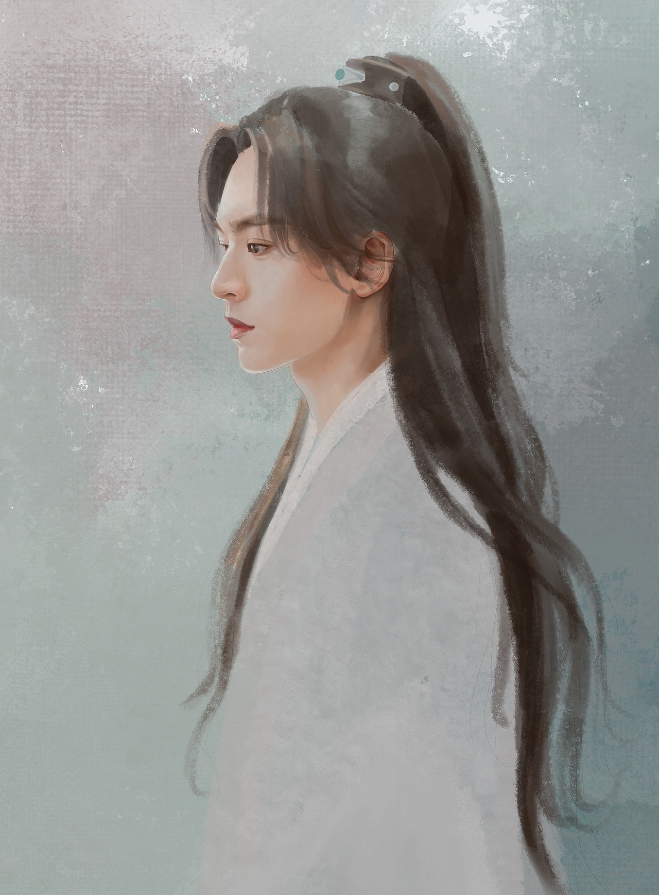 【山河令】周子舒（图ZMjQ5MjI0MDA4） - 绘画 - 站酷设计师月溪鸣原创素材 - 站酷ZCOOL