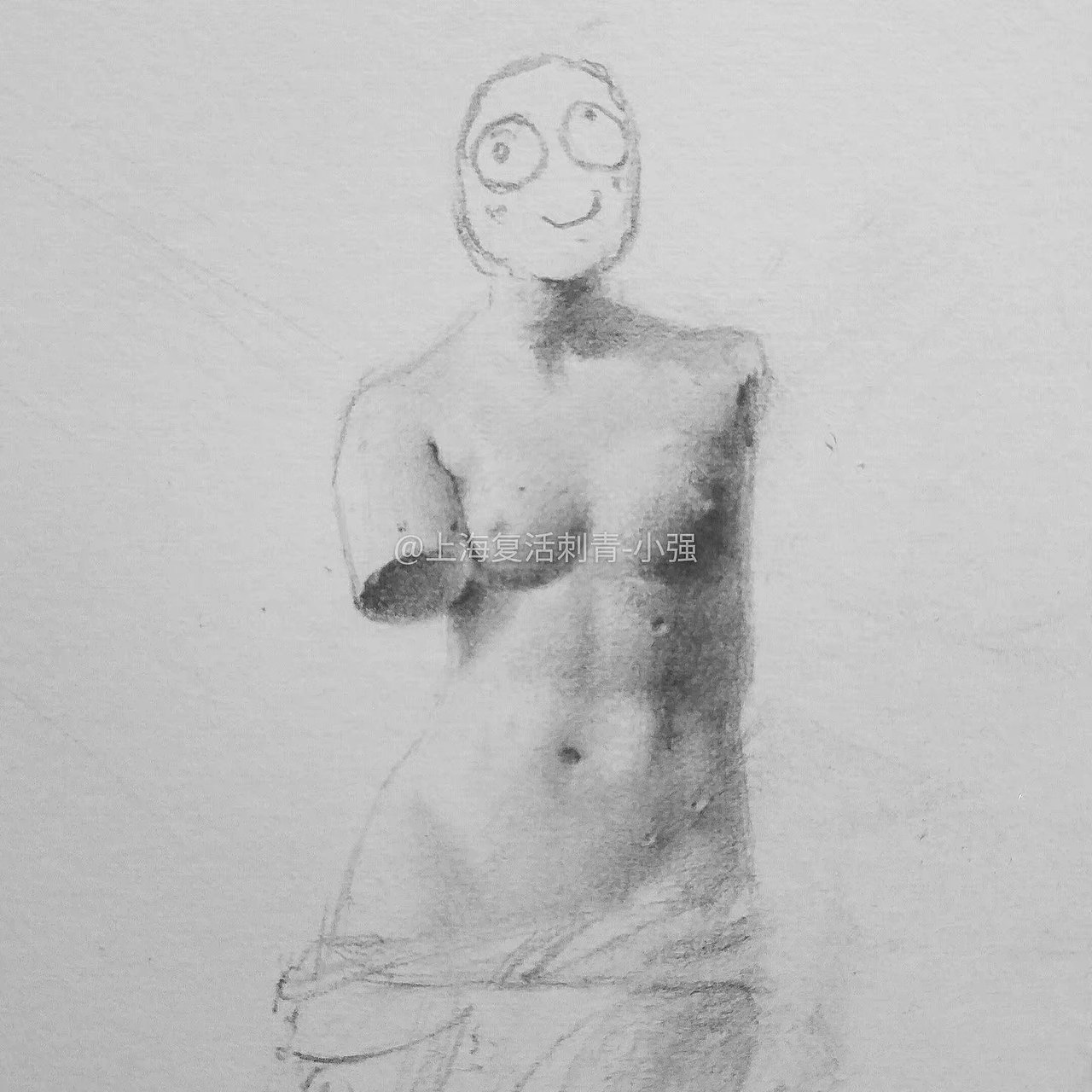 千手观音维纳斯（图ZODQzMTk2ODA=） - 绘画 - 站酷设计师九泽Tattoo原创素材 - 站酷ZCOOL