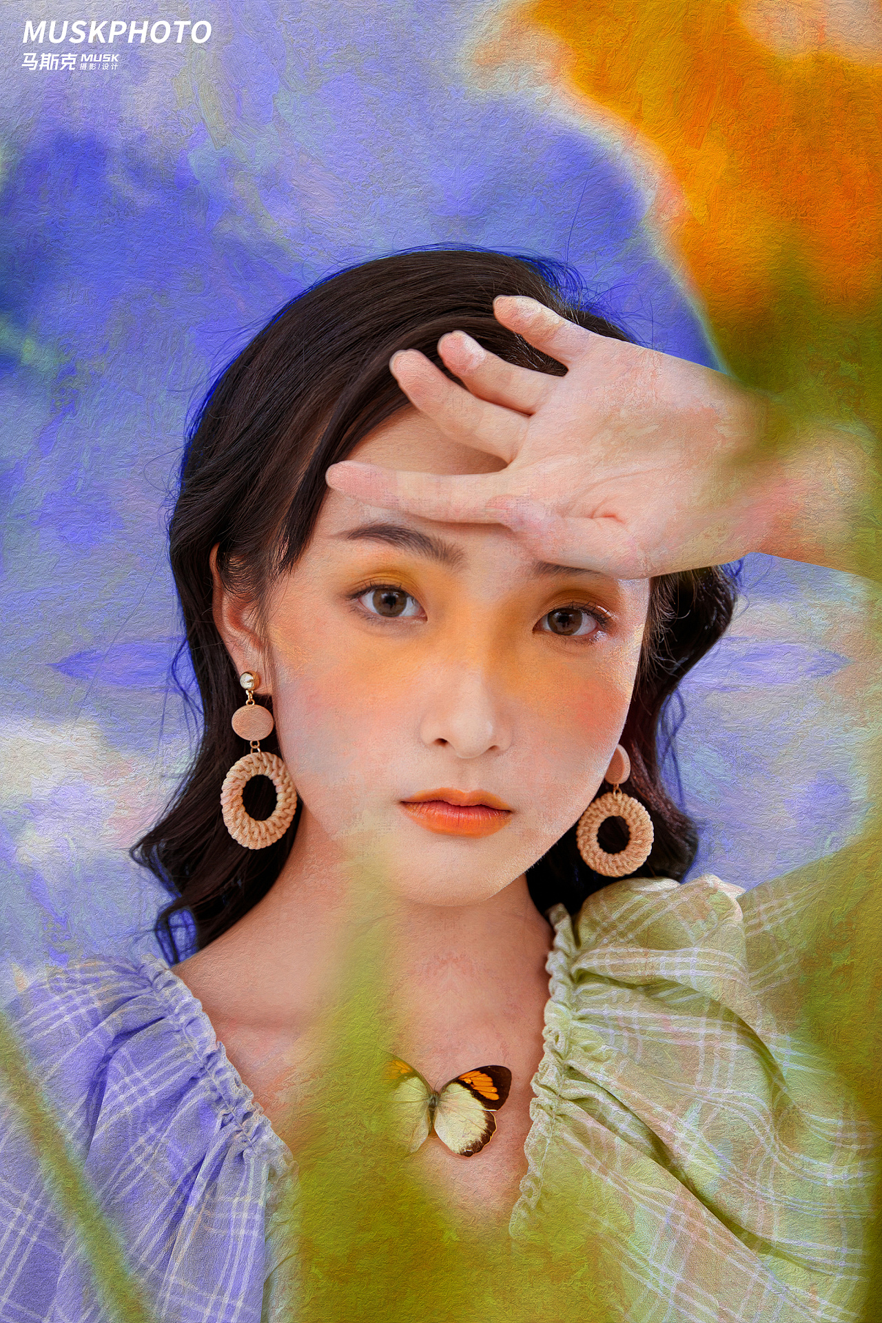 梦幻油画风创意人像——童画