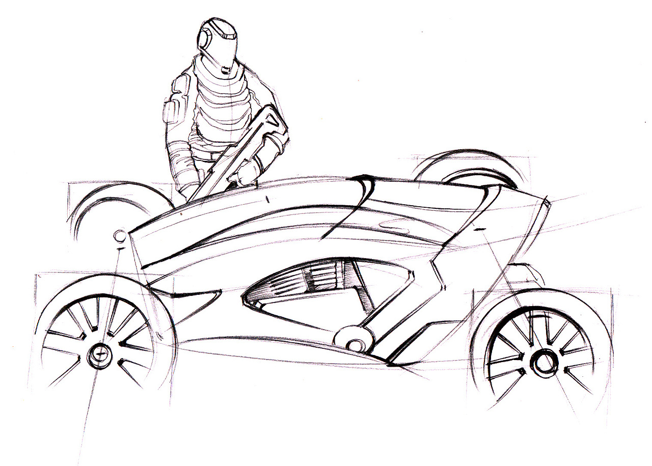 沙滩巡逻警车设计项目【设计手绘效果图】（图ZMjk1NjIzMDA=） - 交通工具 - 站酷设计师Rojean原创素材 - 站酷ZCOOL