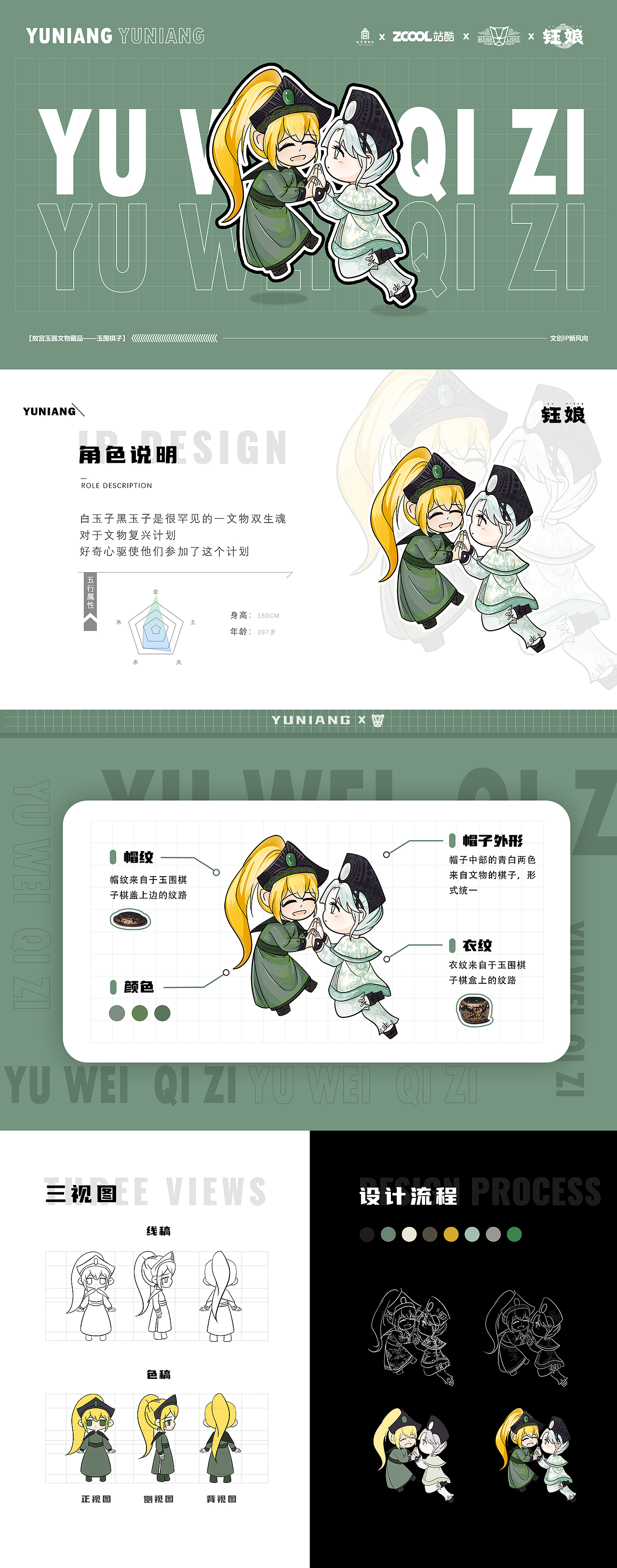 《钰娘》玉器文物IP设计（图ZMzA3MDkwOTc2） - 其他 - 站酷设计师肉夹馍哦原创素材 - 站酷ZCOOL