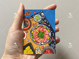 美食手繪