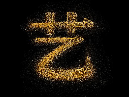 Ai打造抽离粒子字体效果