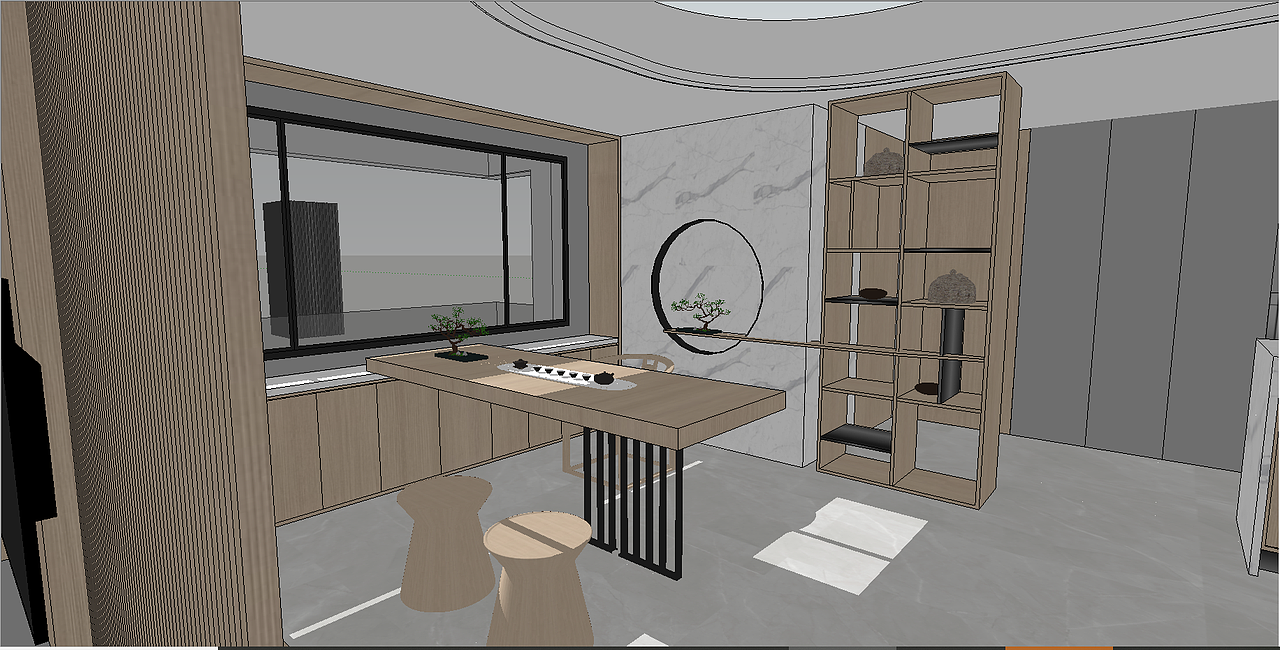 京基御景中央——两套打通的八口之家