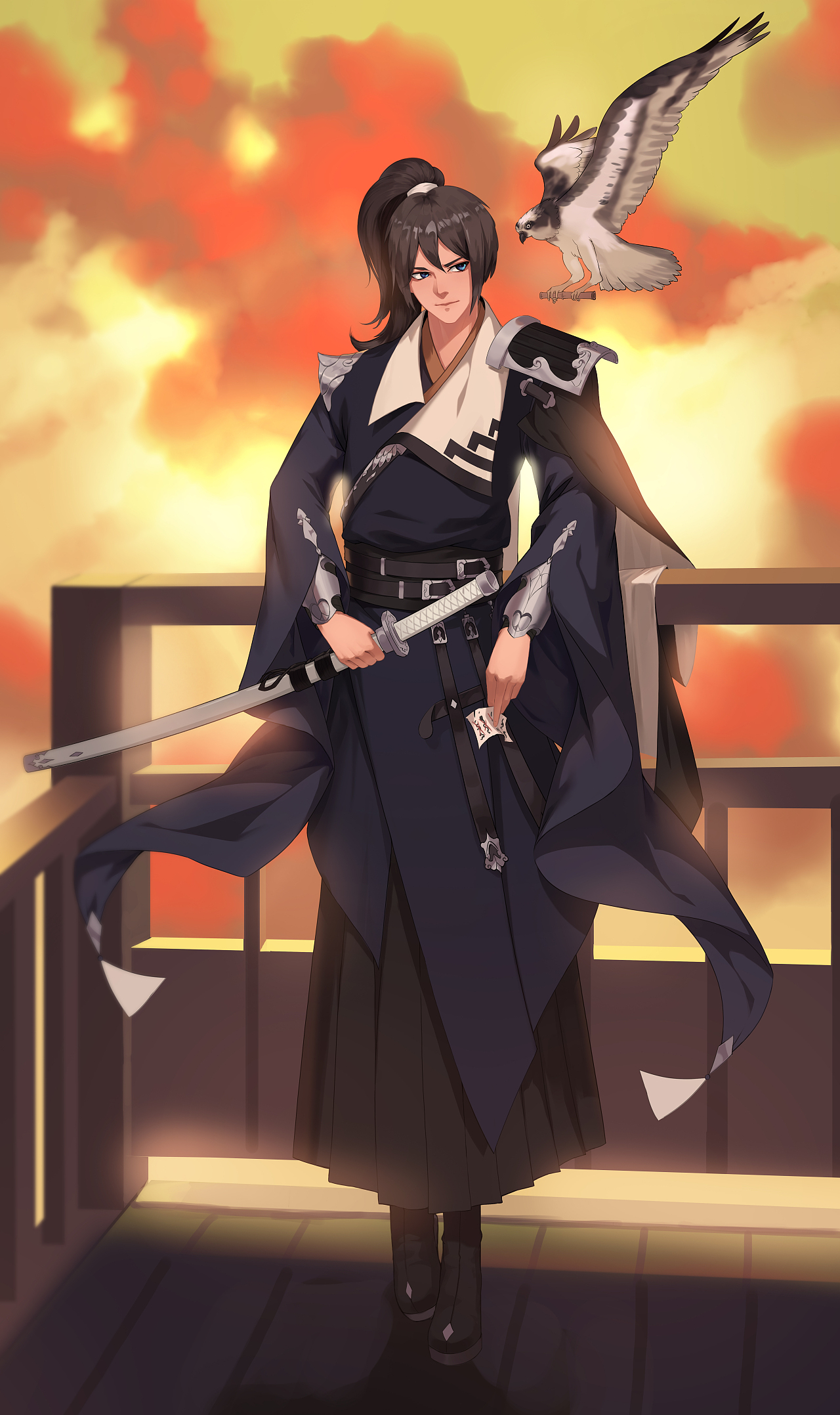 以前画的一些二次元作品