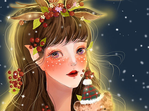 🎄圣诞女孩闪闪惹人爱🎄