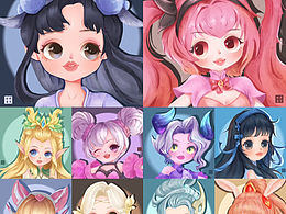 王者榮耀Q版頭像系列