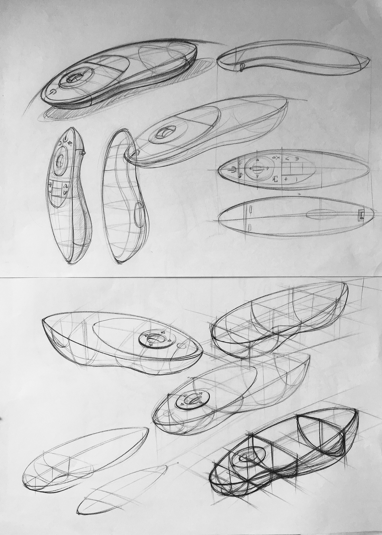 lg电视遥控器写生