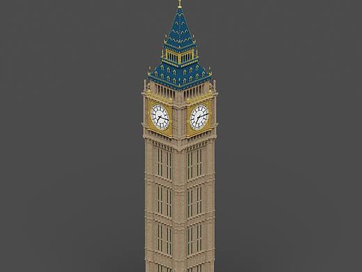 Voxel Art_Big Ben