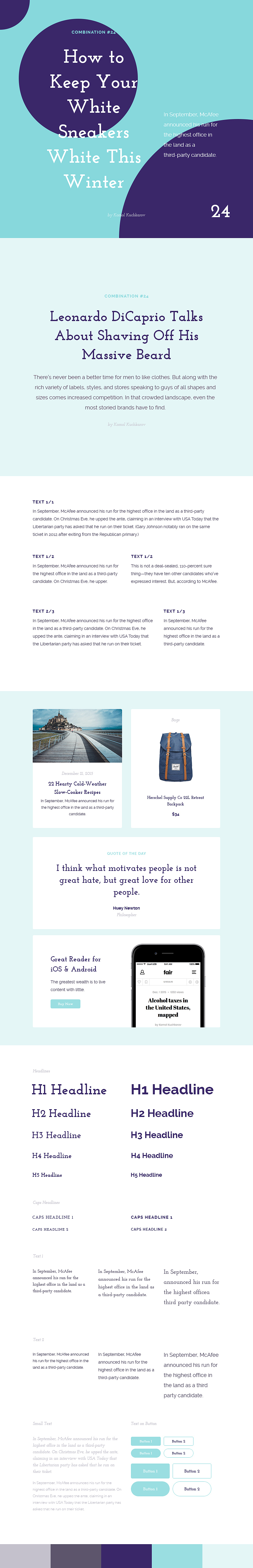 Font Combinations Kit   组合