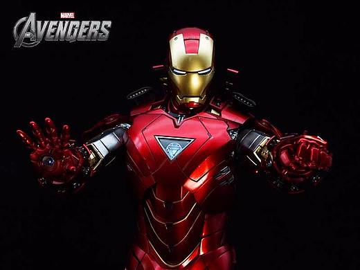 HOTTOYS复仇者联盟HT1/6钢铁侠MK6合金压铸版