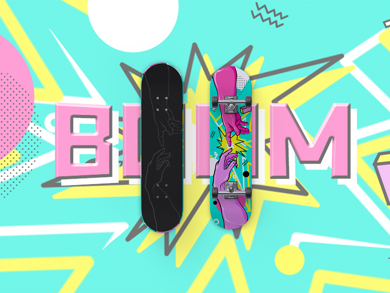 碰撞—boom|插画|商业插画|咸鱼概论 - 原创作品 - 站酷 (zcool)