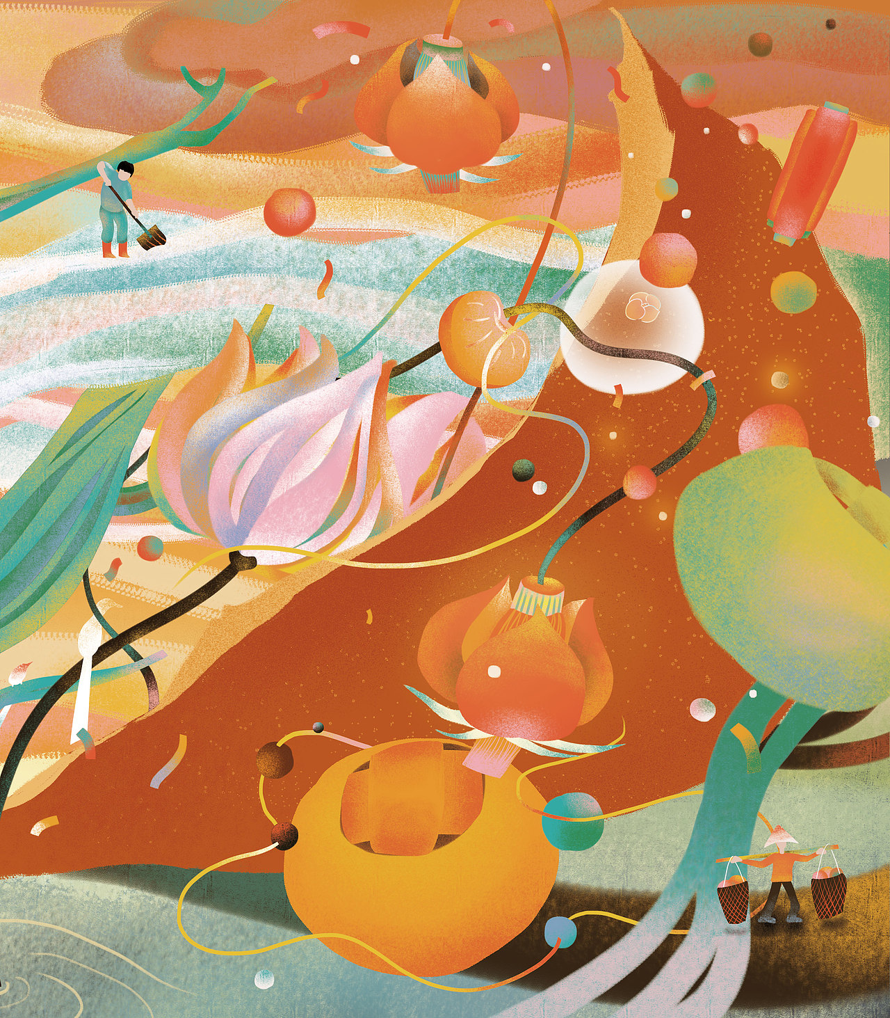 知沁米唐 Business Illustration（图ZMjg1Njg2NTQ0） - 商业插画 - 站酷设计师S1no原创素材 - 站酷ZCOOL