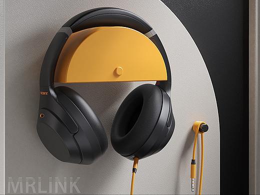 【耳机SONY 产品渲染建模】