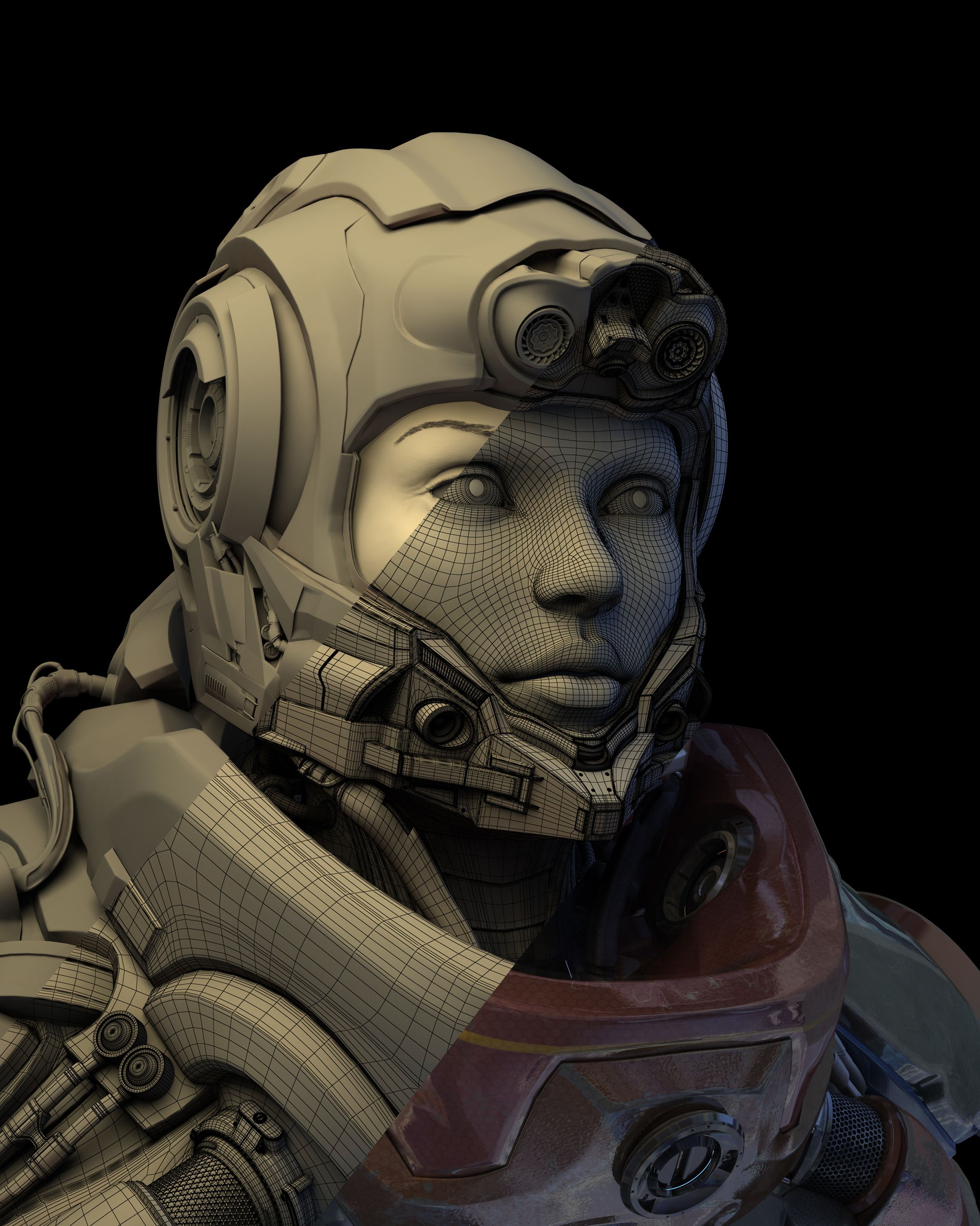 次时代女战士|三维|人物/生物|爱画就行 - 原创作品 - 站酷 (zcool)